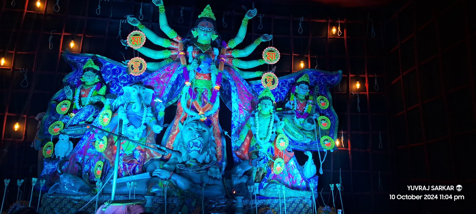 10th October 2024 Durga Puja Murshidabad City in westbengal HD Photos